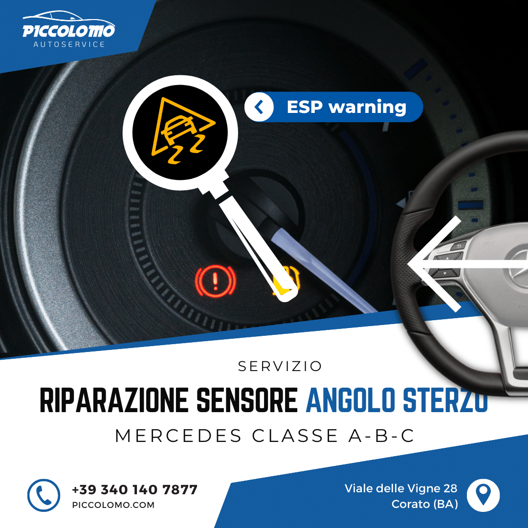 Riparazione sensore angolo sterzo