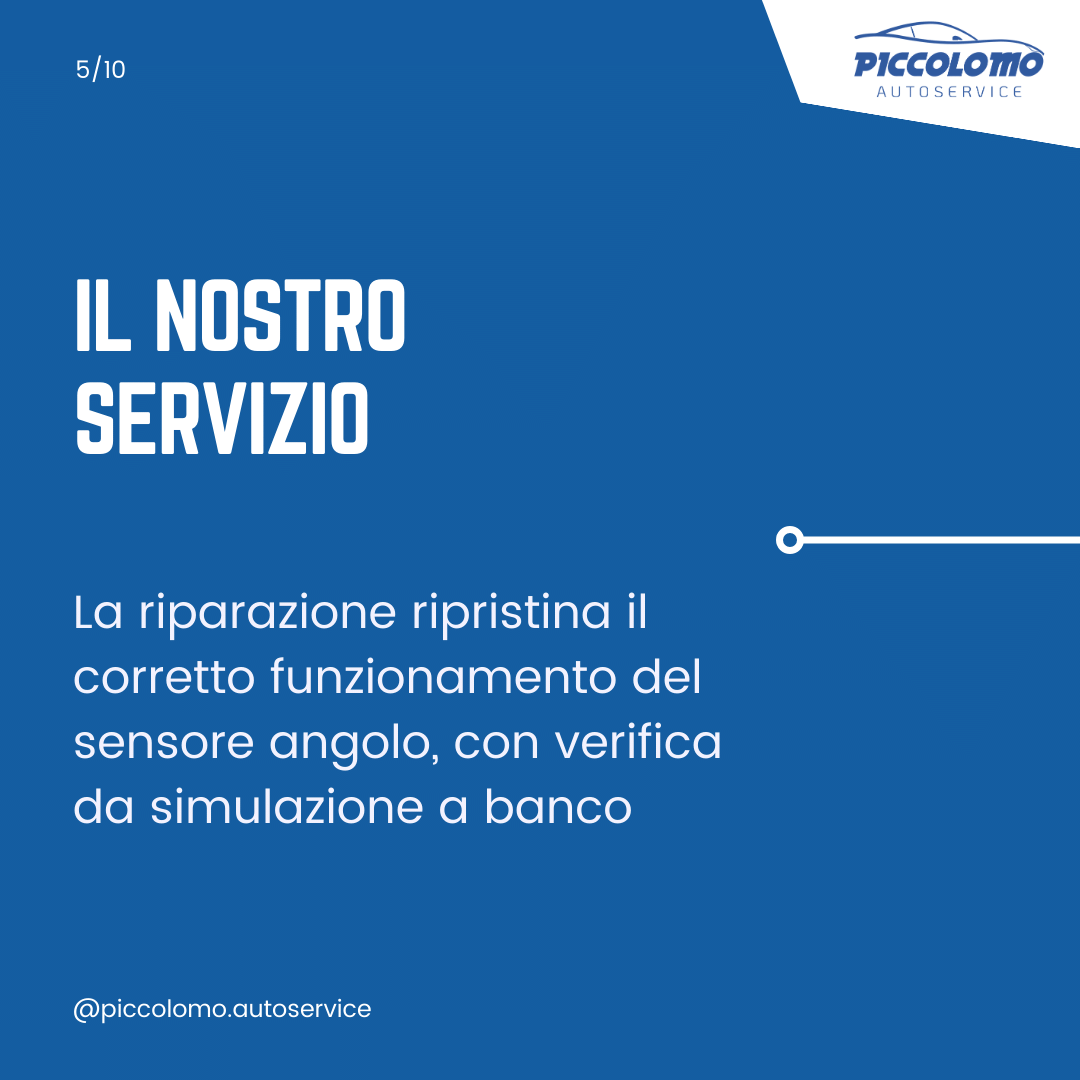 Riparazione sensore angolo sterzo